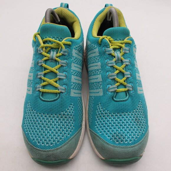 Biofit Orthofeet 986 Women's 10 D Wide Blue Yellow Orthopedic Walking Shoes - Picture 2 of 11